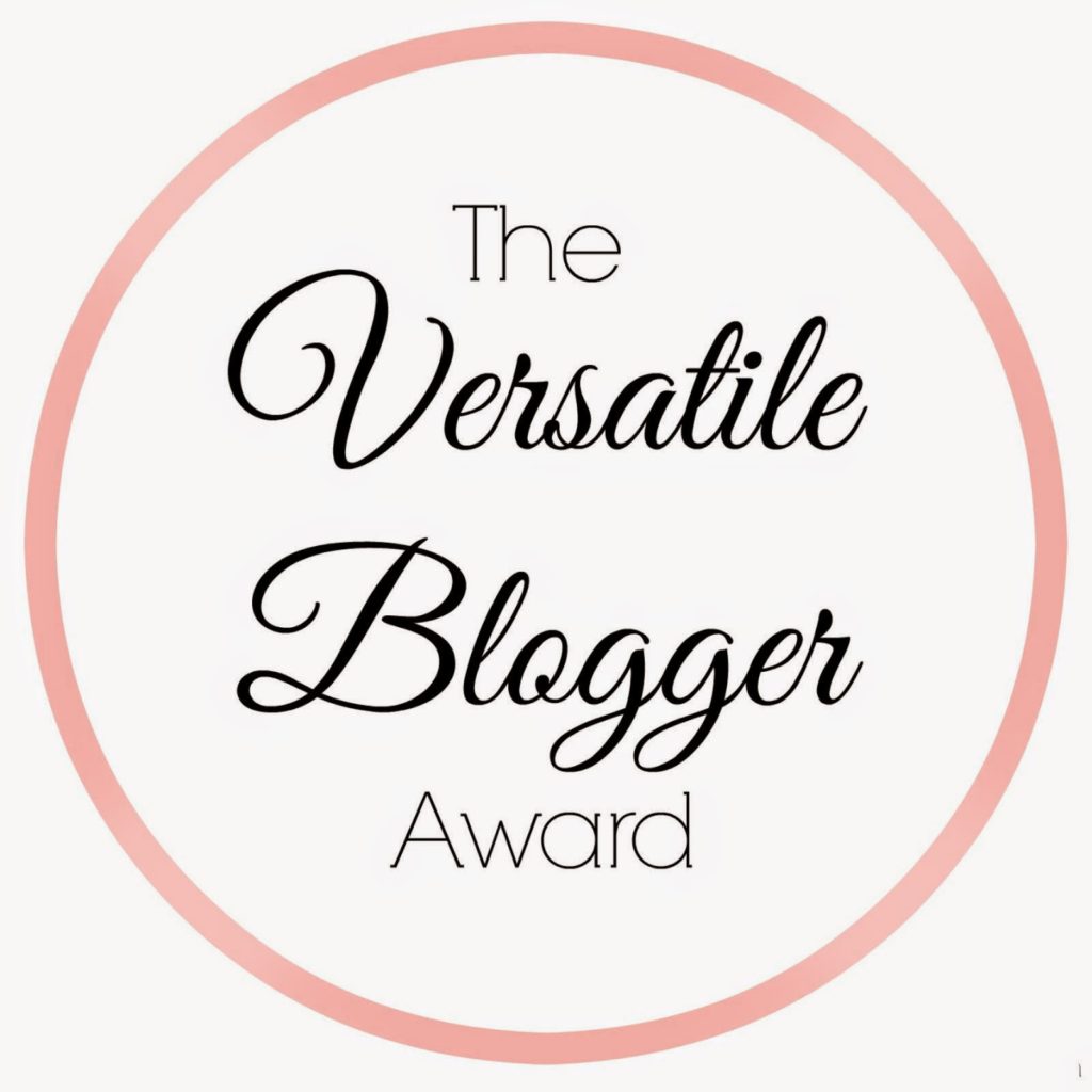 Beauty and Blush Won The Versatile Blogger Award