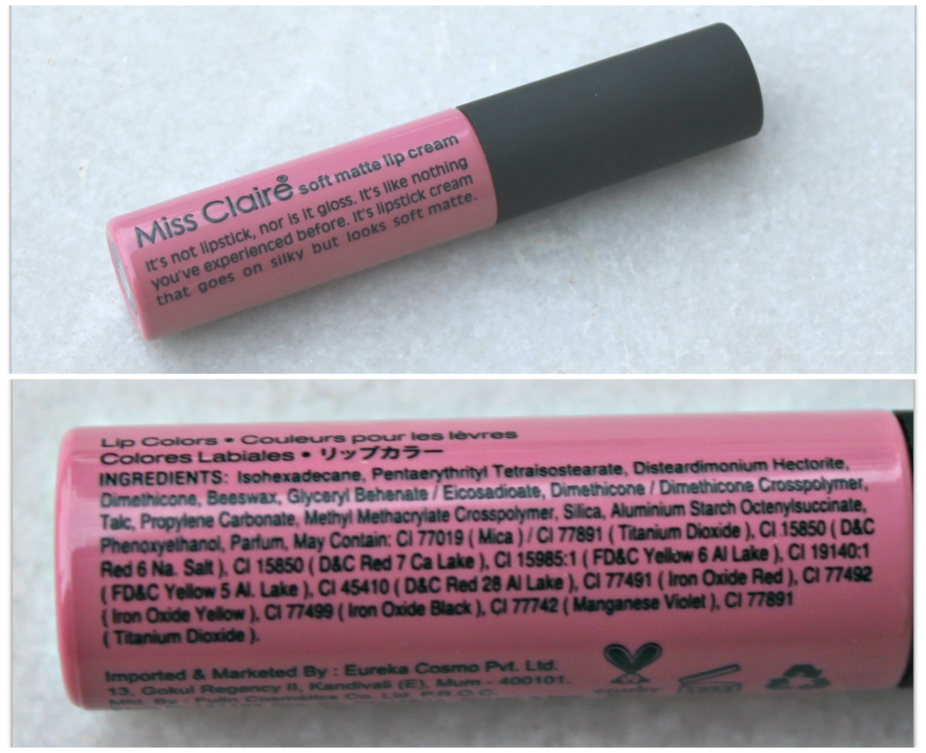 Miss Claire Soft Matte Lip Creams Review and Swatches
