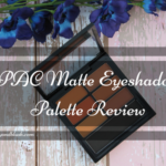 PAC Matte Eyeshadow Palette Review