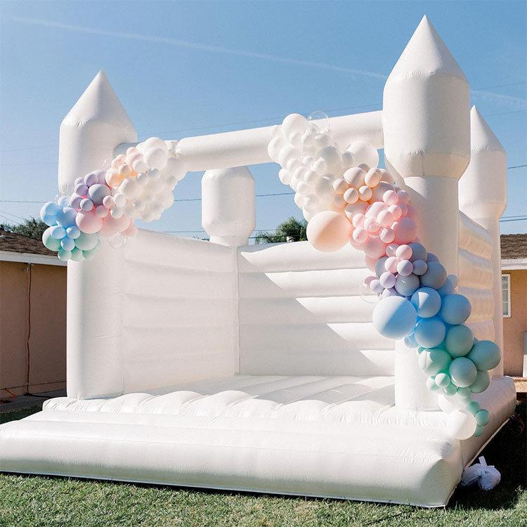 Add a Touch of Elegance to Your Next Event with Inflatable-Zone's White Bounce House