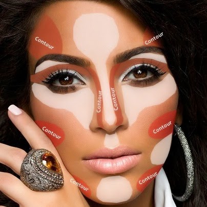 kim-kardashian-contouring-makeup-guide-