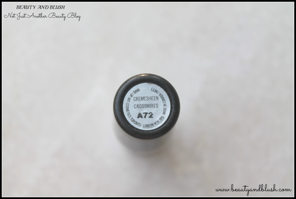 MAC Crosswires Cremesheen Lipstick Review and Swatches