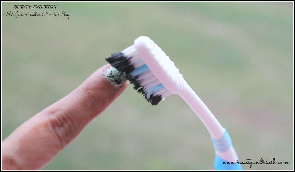 Toothbrush Nail Art