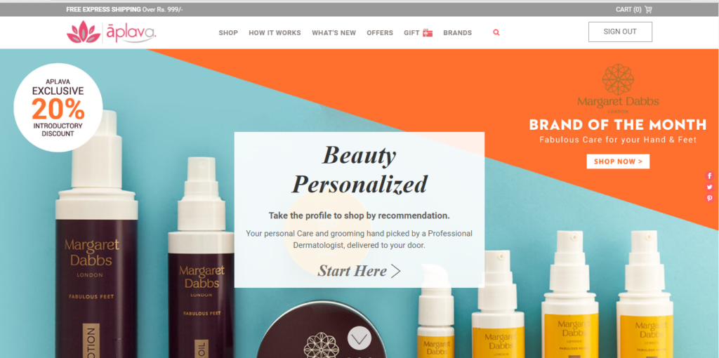 Personalized Beauty Shopping with Aplava.com