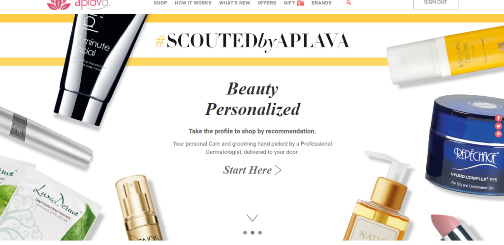 Personalized Beauty Shopping with Aplava.com