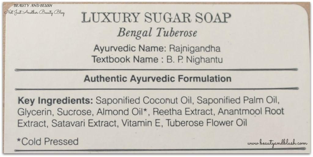 Forest Essentials Luxury Sugar Soap Bengal Tuberose Review