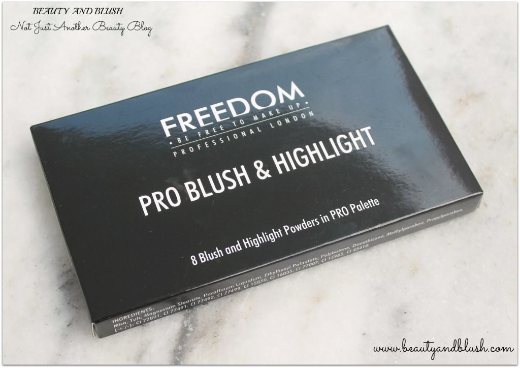 Freedom Pro Blush and Highlight Palette Pink and Baked:Review and Swatches