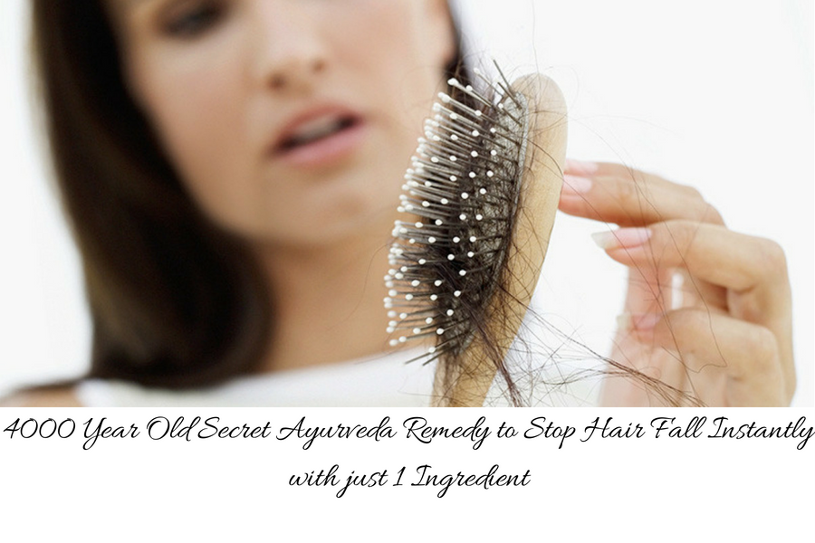 4000 Year Old Secret Ayurveda Remedy to Stop Hair Fall Instantly with just 1 Ingredient