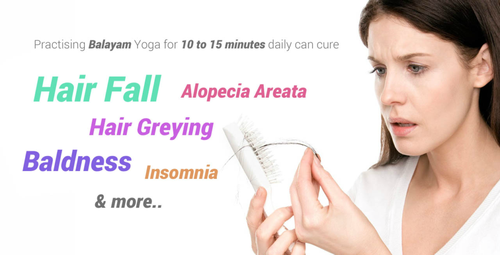 Get Rid of Hair Fall with this Simple Indian Yoga Practice