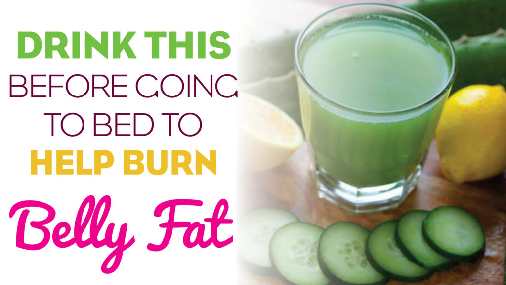 Drink this Fat Burning Drink Before Going to Bed and Burn Belly Fat Like Crazy