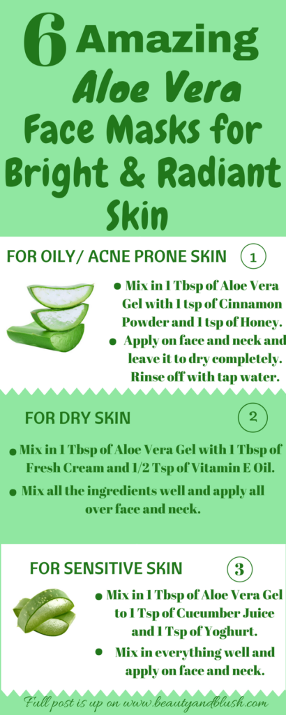 6 Amazing Aloe Vera Face Masks for Bright and Radiant Skin