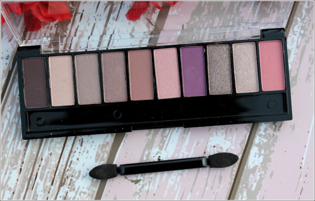 Faces Ultime Pro Eye Shadow Palette - Rose Review, Swatches and Photos