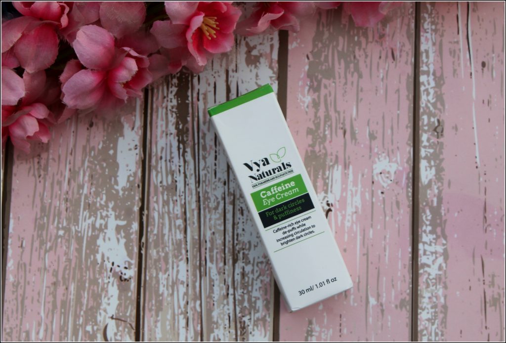 Vya Naturals Caffeine Eye Cream Review