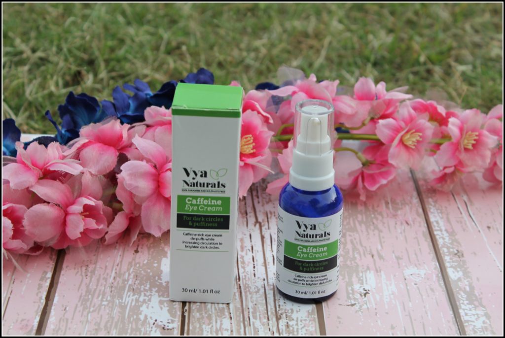 Vya Naturals Caffeine Eye Cream Review