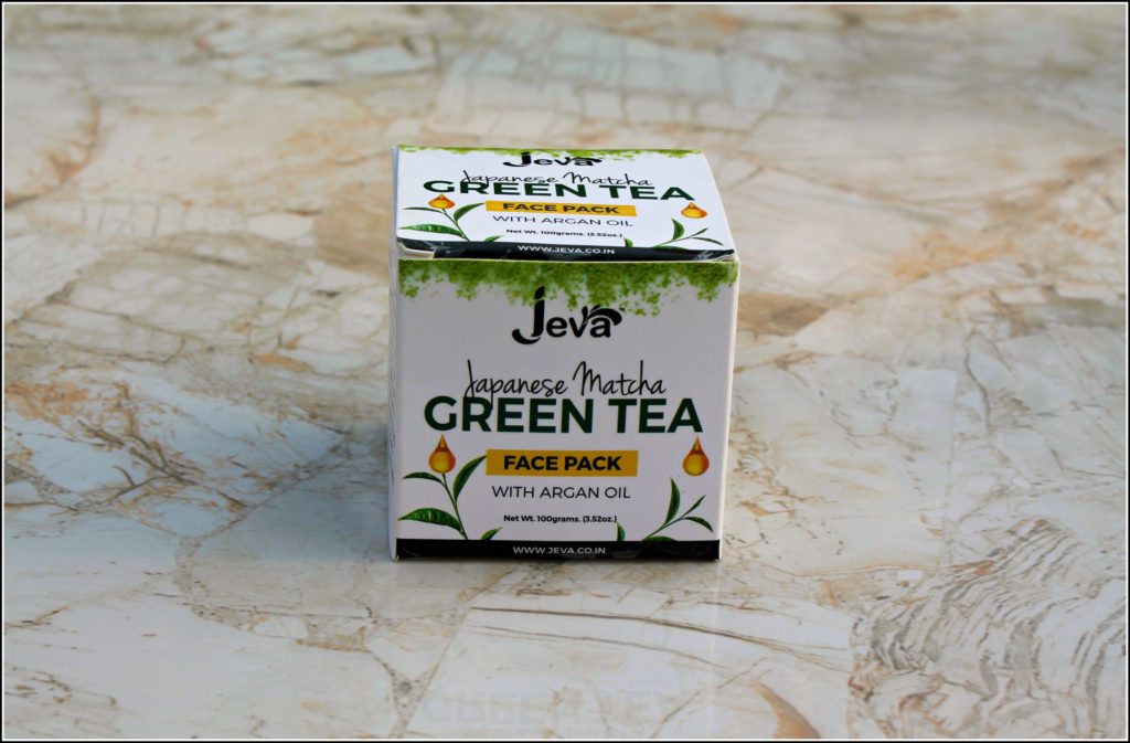 Jeva Japanese Matcha Green Tea Face Pack with Argan Oil Review