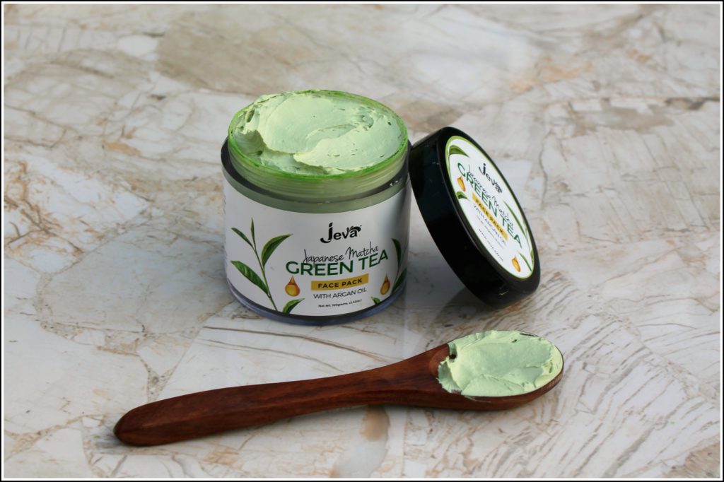 Jeva Japanese Matcha Green Tea Face Pack with Argan Oil Review