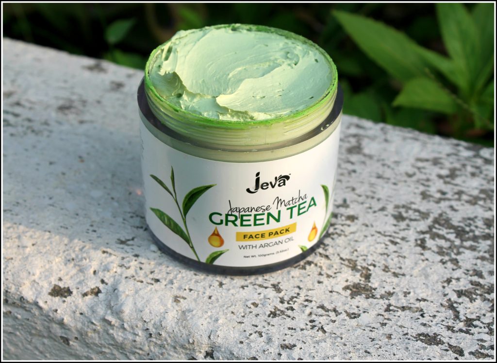 Jeva Japanese Matcha Green Tea Face Pack with Argan Oil Review