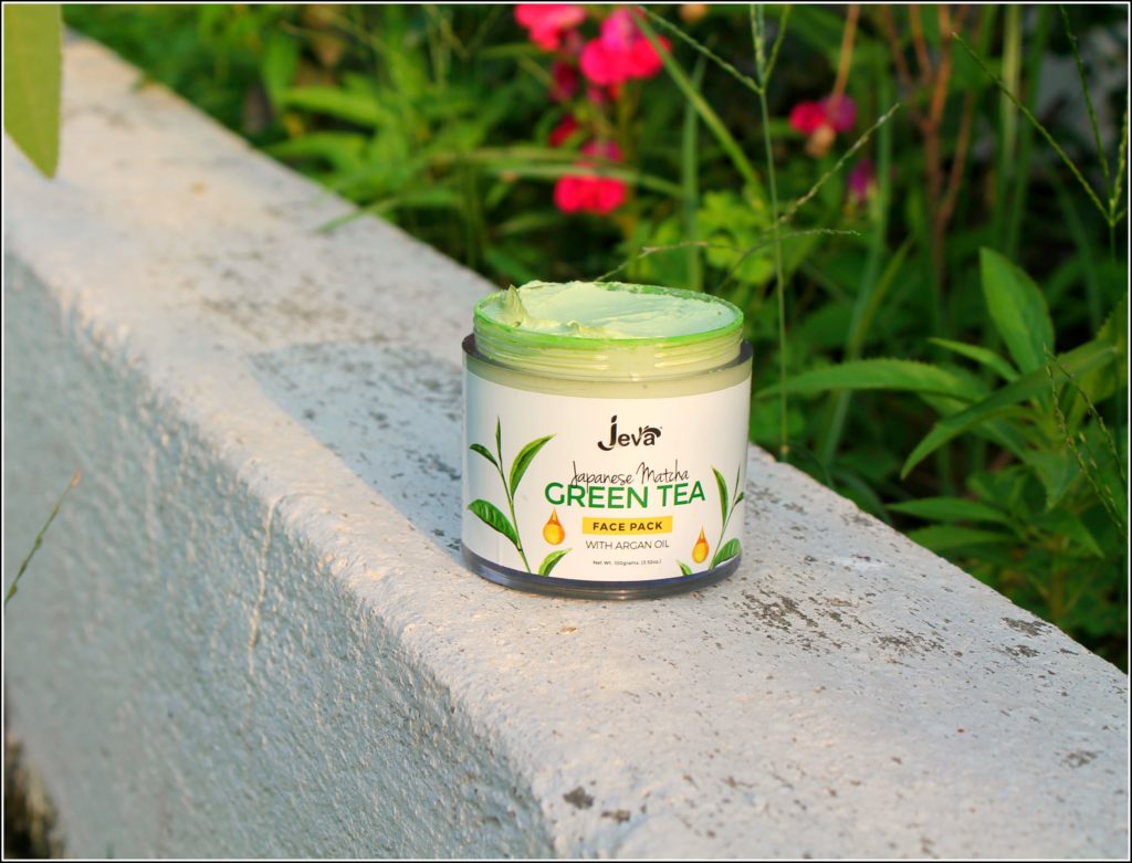 Jeva Japanese Matcha Green Tea Face Pack with Argan Oil Review