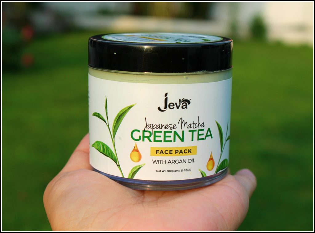 Jeva Japanese Matcha Green Tea Face Pack with Argan Oil Review