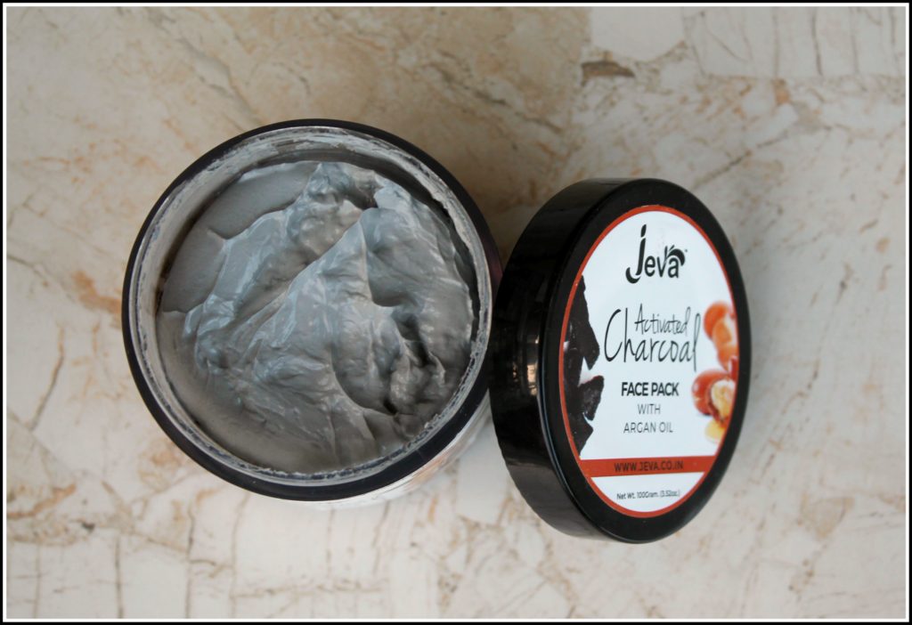 Jeva Activated Charcoal Face Pack With Argan Oil Review