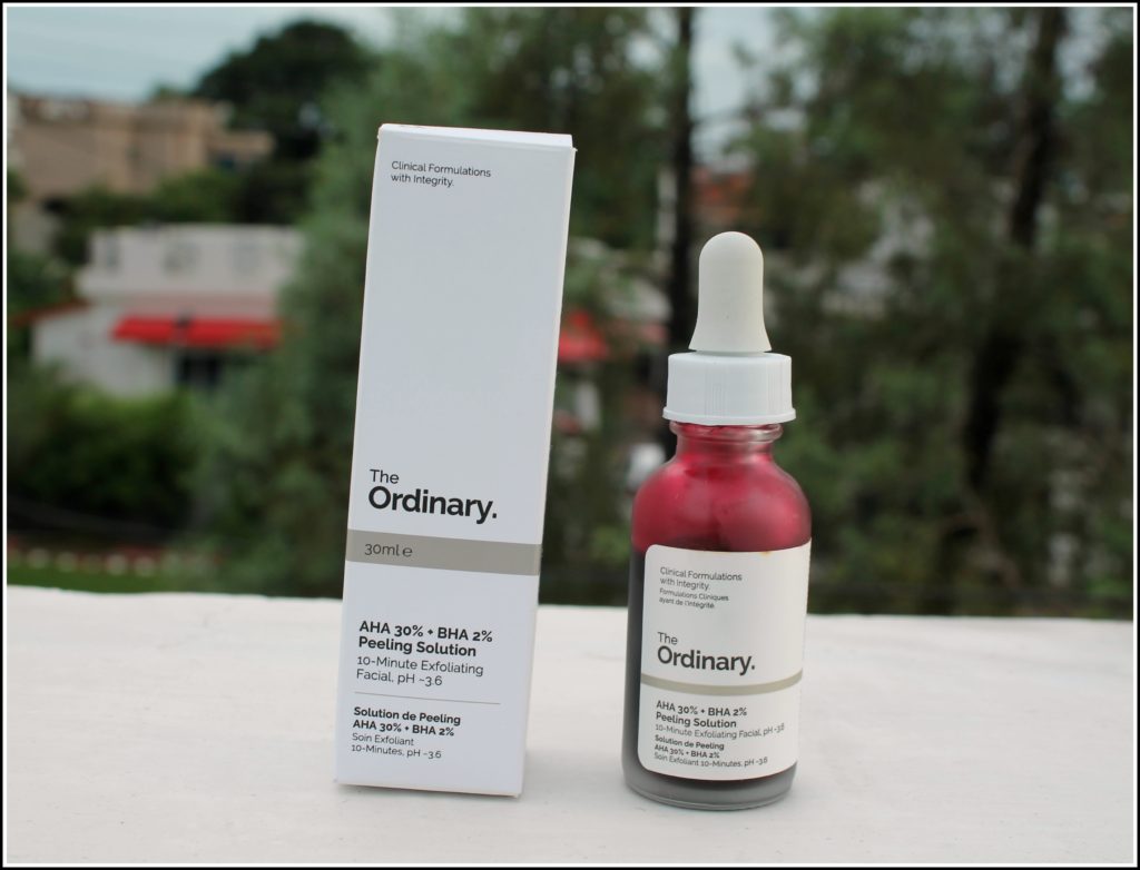 The Ordinary AHA 30% + BHA 2% Peeling Solution Review