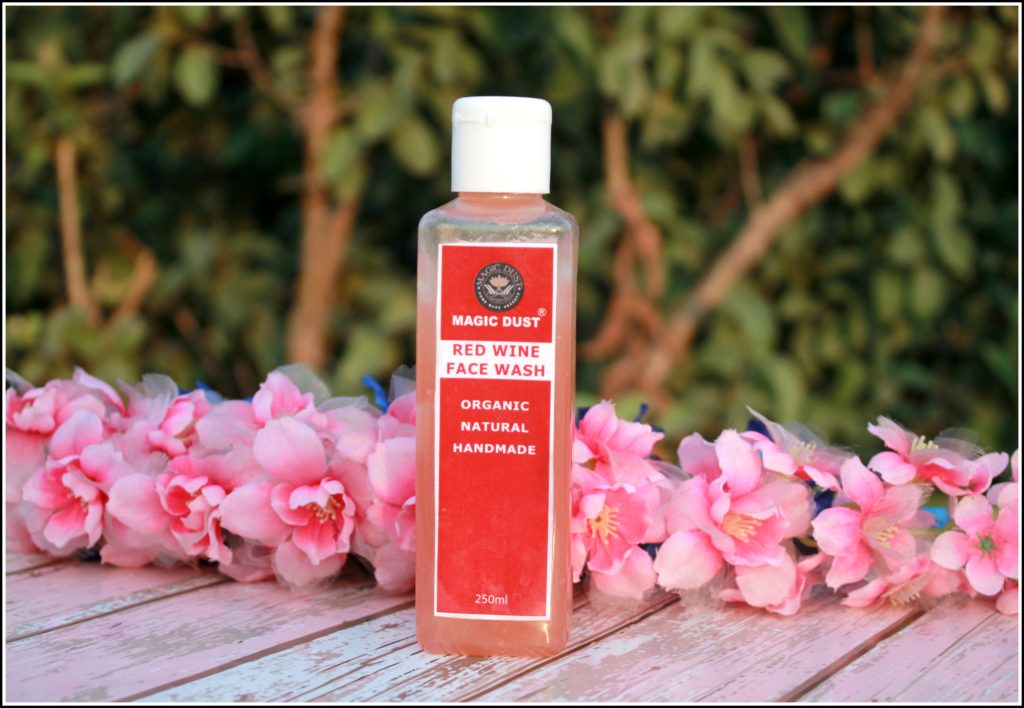 Magic Dust Red Wine Face Wash Review