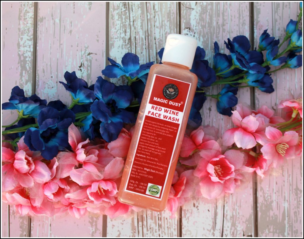 Magic Dust Red Wine Face Wash Review