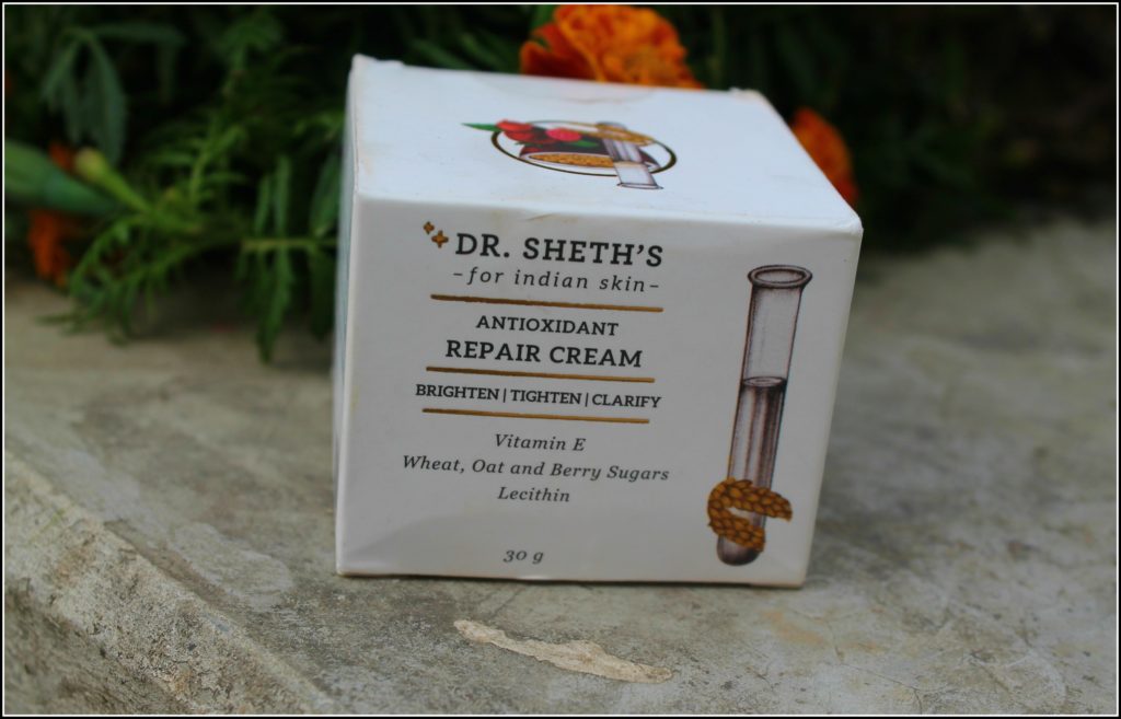 Dr. Sheth's Antioxidant Repair Cream Review