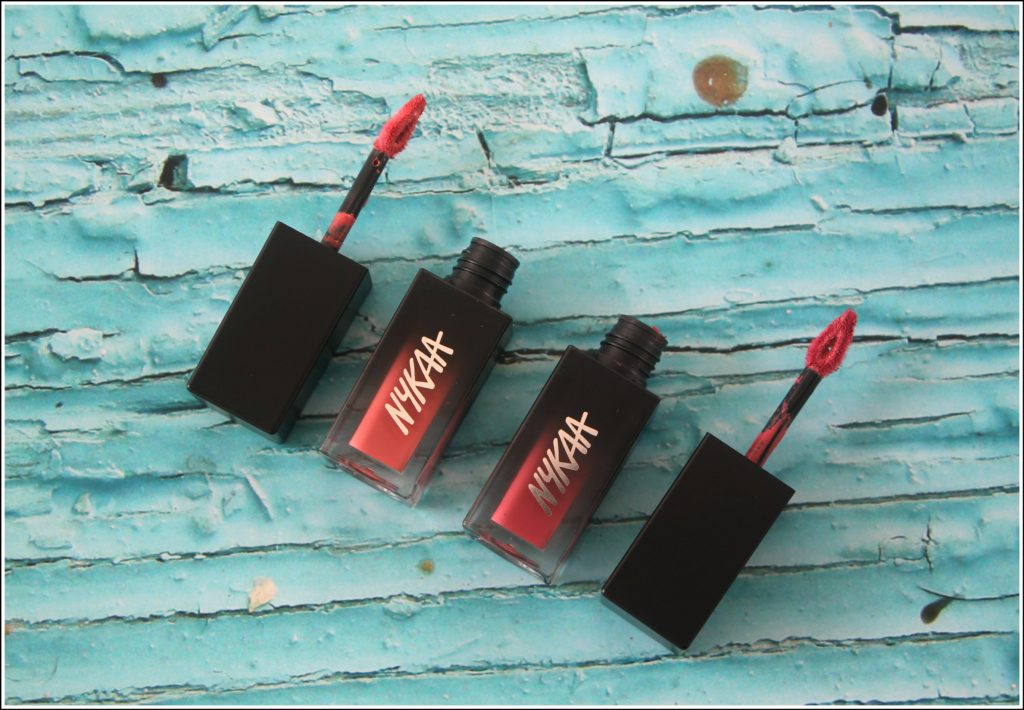 Nykaa Get Set Matte! Demi Matte Lip Cream in Shade BAE and Squad: Review and Swatches