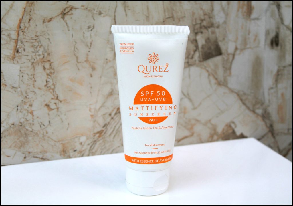 Qurez Mattifying Sunscreen SPF 50 Review