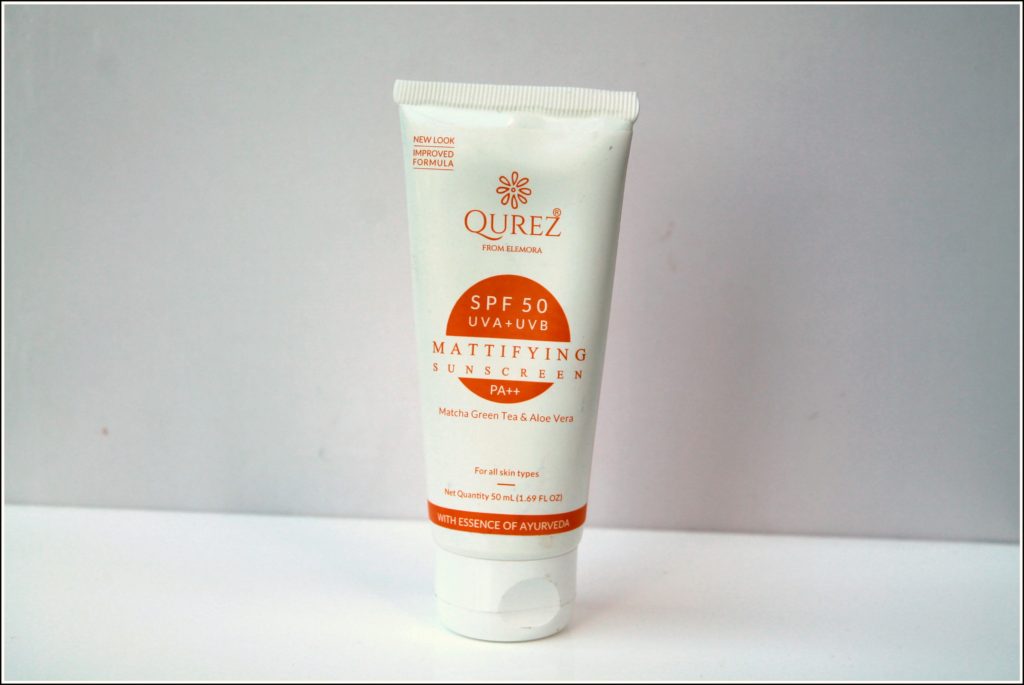 Qurez Mattifying Sunscreen SPF 50 Review