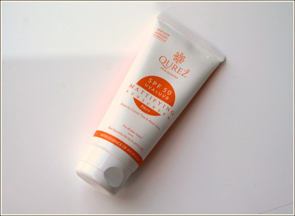 Qurez Mattifying Sunscreen SPF 50 Review