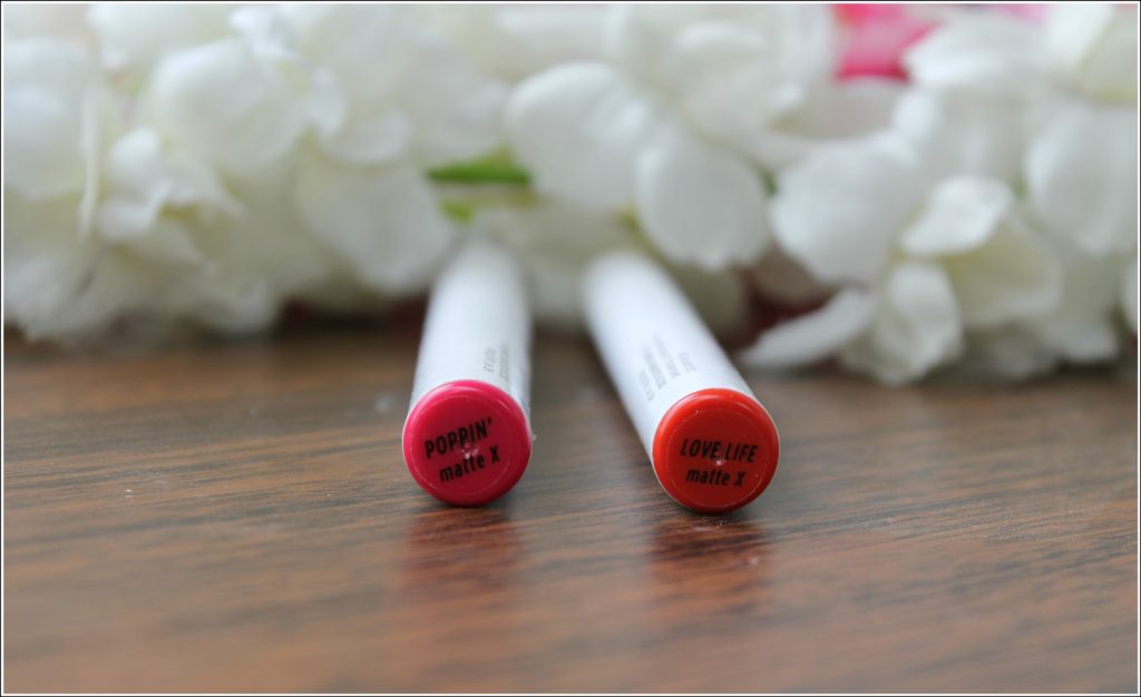 Color Pop Lippie Stix Review & Swatches- Love Life & Poppin’- Review & Swatches