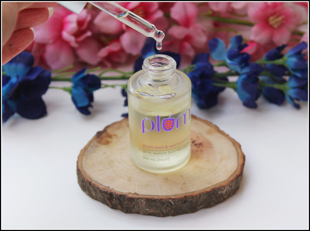 Plum Grape Seed & Sea Buckthorn Glow-Restore Face Oils Blend Review