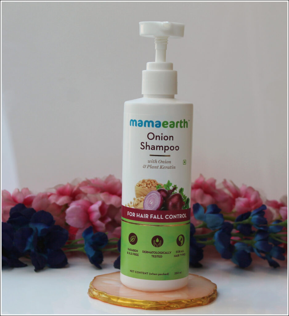 Mama Earth Onion Shampoo for Hair Growth and Hair Fall Control Review